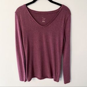 5/$20 A New Day Purple Long Sleeve Tee